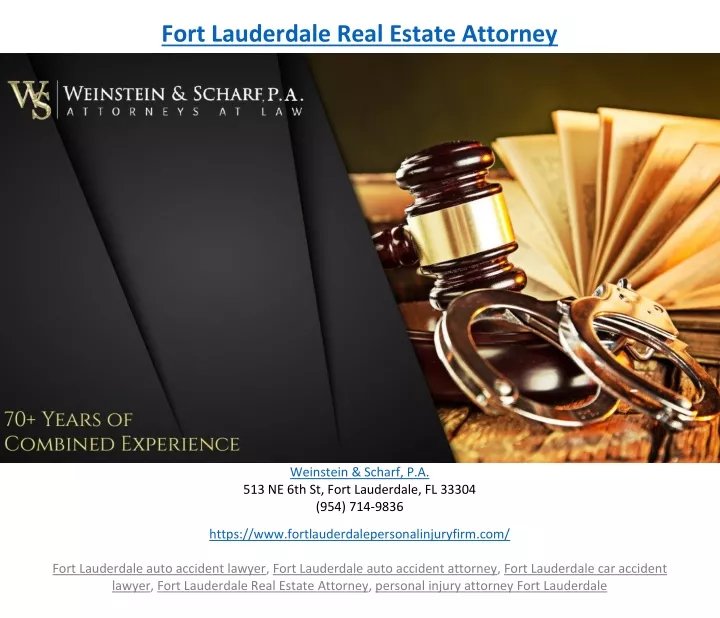 real estate lauderdale fort law lawyer