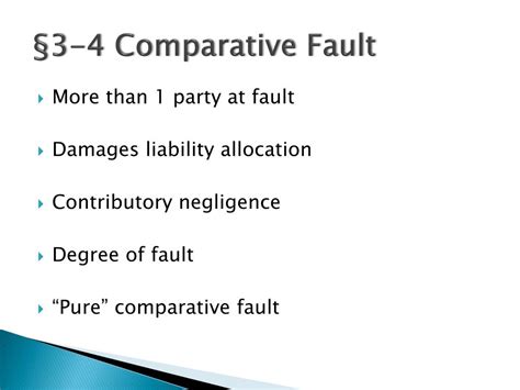 comparative fault maritime law