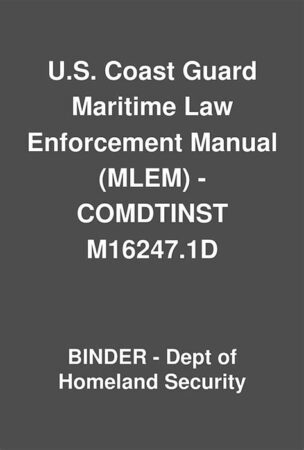 coast guard maritime law enforcement manual filetype pdf