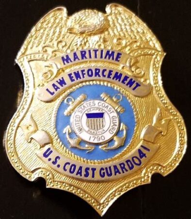 coast guard maritime law enforcement badge for sale