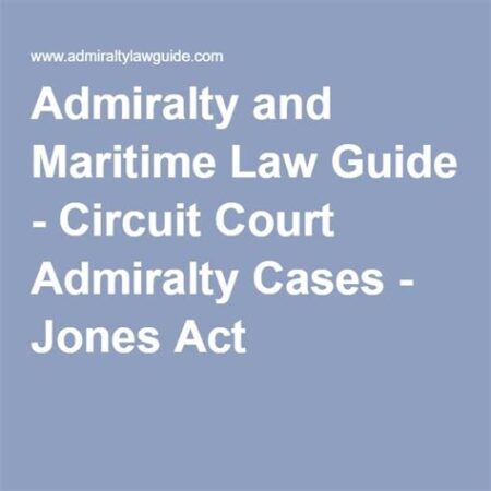 actual court cases won using maritime law