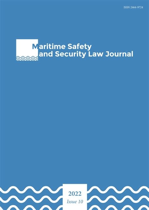 maritime safety and security law journal