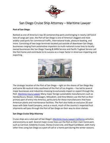 maritime law san diego