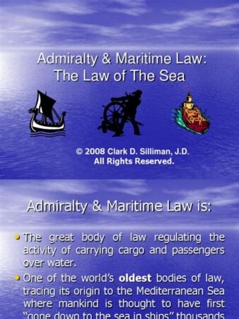 maritime law of water