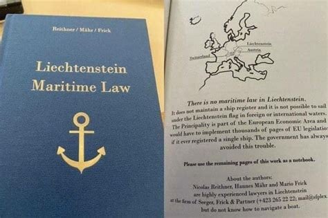 maritime law of liechtenstein