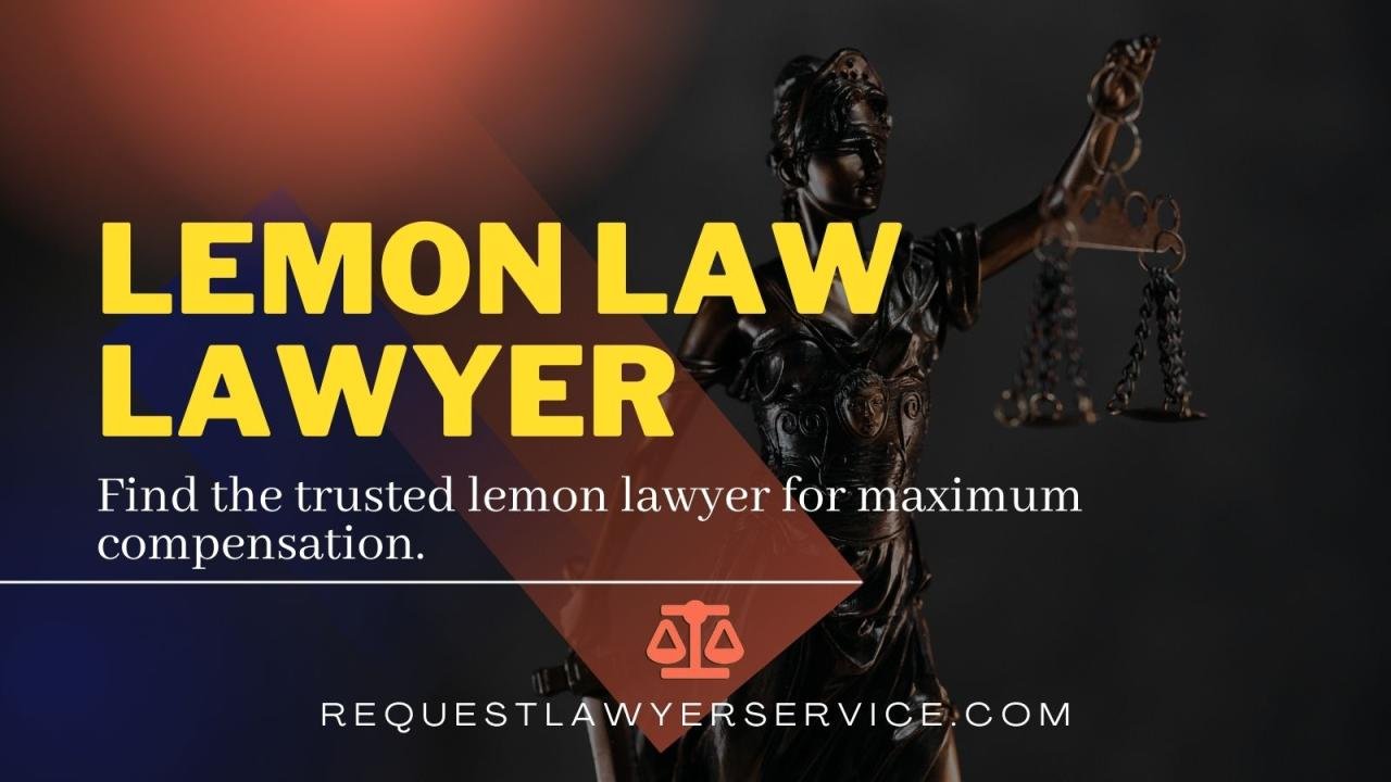 Lemon law attorney nj