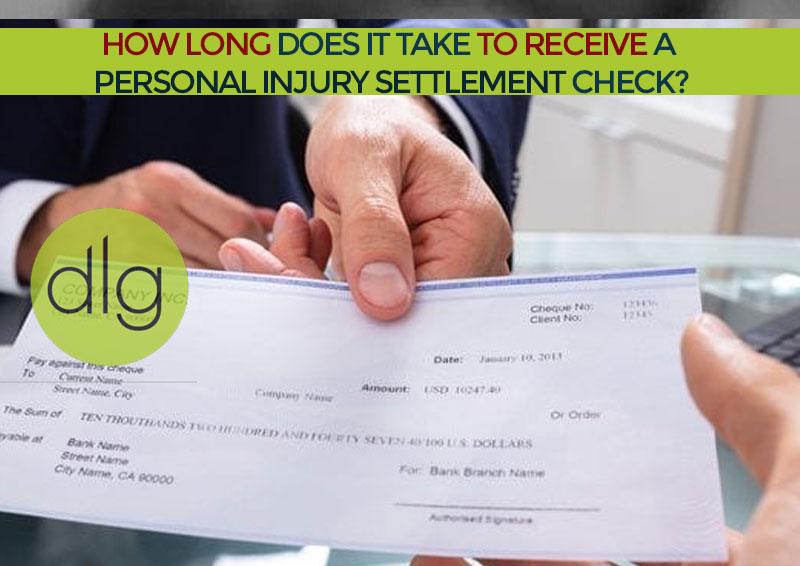 How long to get settlement check after signing release