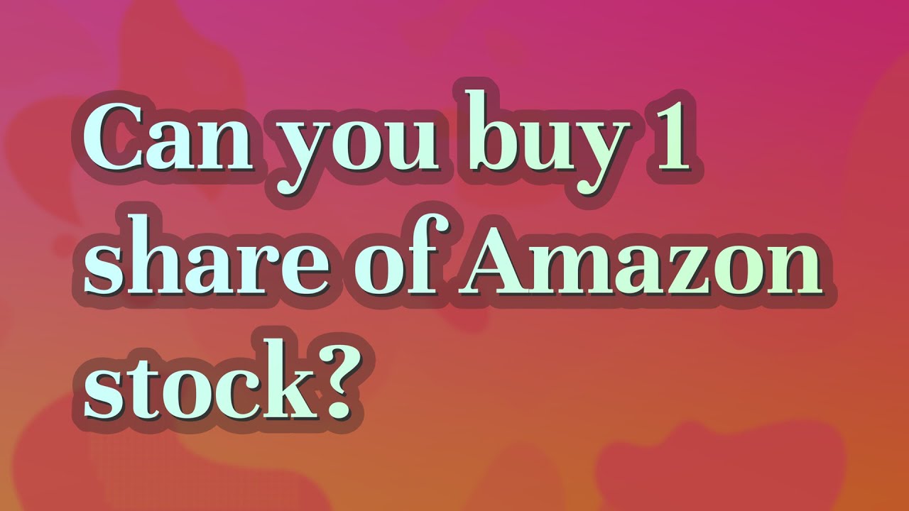 How can i buy amazon stock