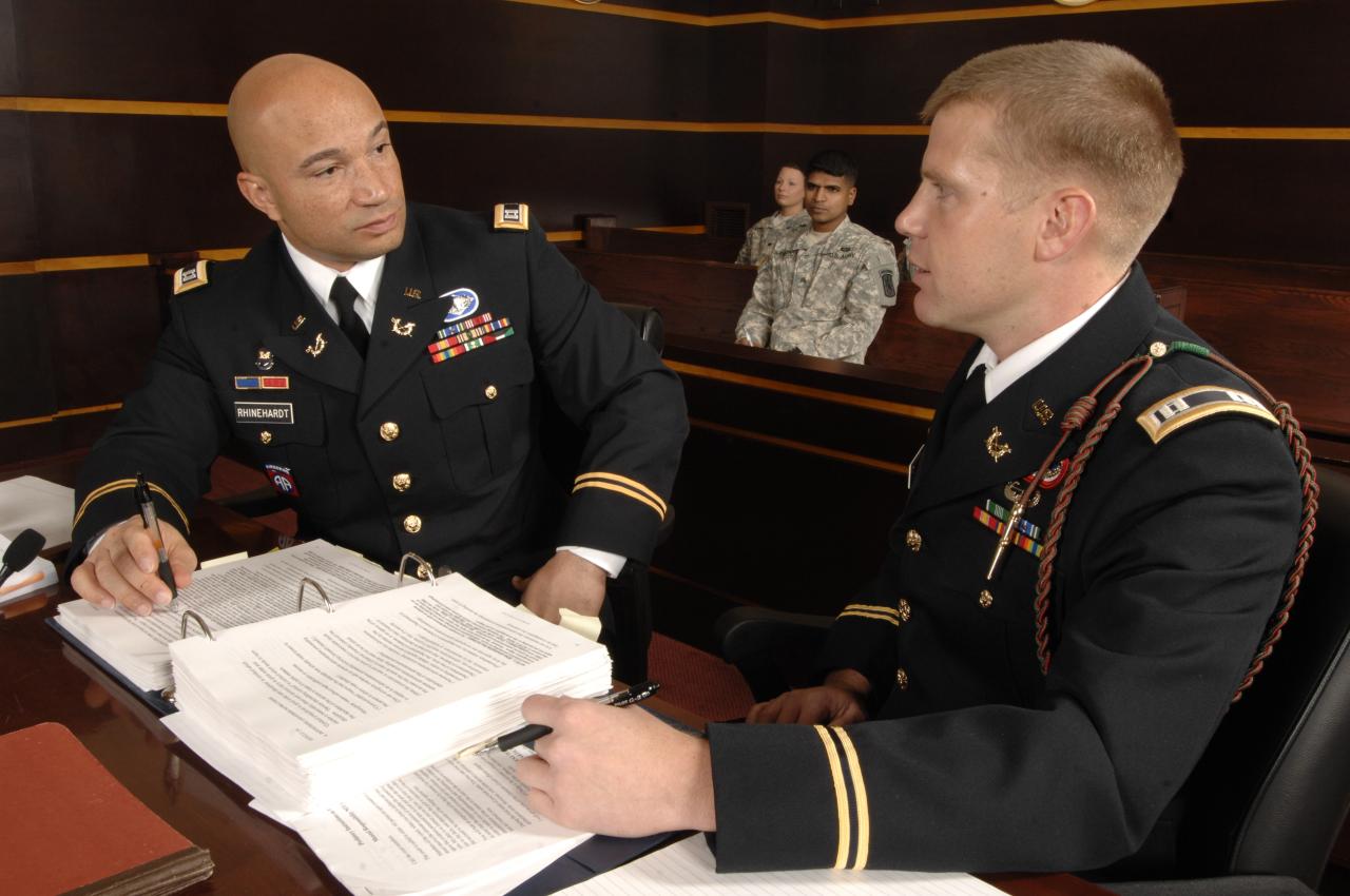 Military law attorney