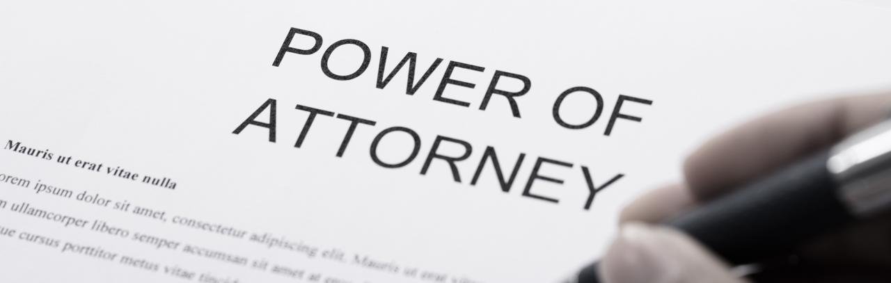 Power of attorney dementia law