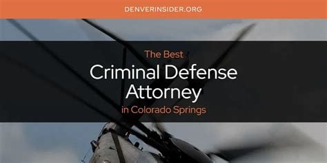 best defense lawyer in colorado springs