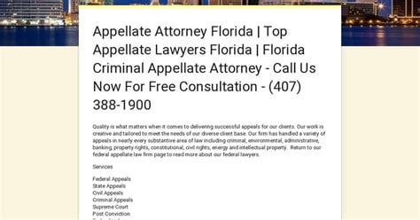 best appellate lawyer in florida