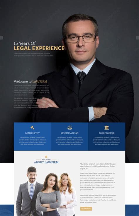 attorney law website examples