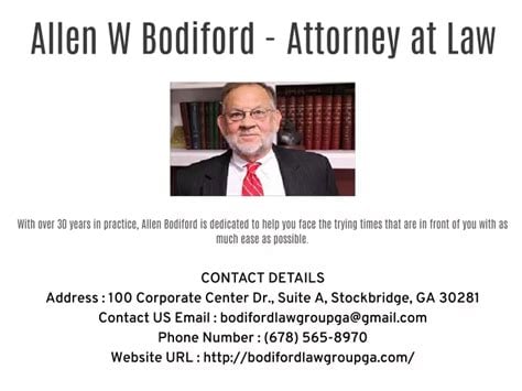 allen w bodiford attorney at law